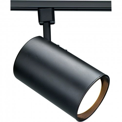 Nuvo TH201 Black 1 Light - R20 - Track Head - Straight Cylinder