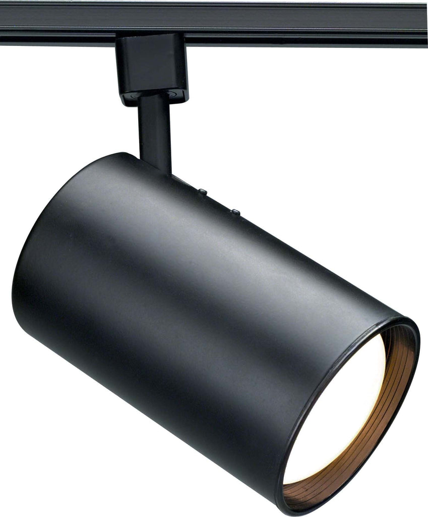 Nuvo TH362 Black 1 Light - CFL R30 Straight Cylinder Track Head