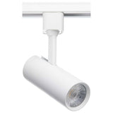 Satco 10w LED Commercial Track Head White Cylinder 36 Degree Beam Angle 120v