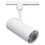 Satco 30w LED Commercial Track Head White Cylinder 36 Degree Beam Angle 120v