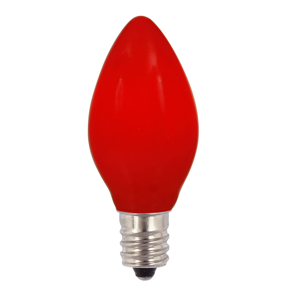 100PK - Vickerman C7 Ceramic Red 130V 5W Bulbs