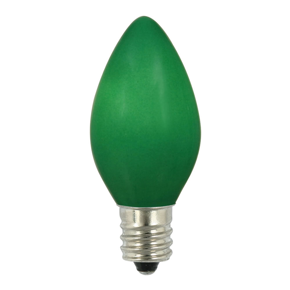 100PK - Vickerman C7 Ceramic Green 130V 5W Bulbs