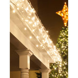 70 Warm White 5mm LED Icicle Light Set with White Wire_3