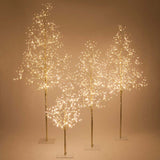 4-ft. Gold Fairy Light Tree, Warm White LED - BulbAmerica