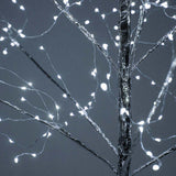 4-ft. Silver Fairy Light Tree, Cool White LED - BulbAmerica