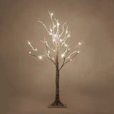 3-ft. Warm White LED Birch Tree