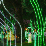 WinterGreen 150 ft Green LED Rope Light 2-Wire 120 Volt - BulbAmerica