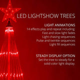 4-ft. Red LED Animated Outdoor Lightshow Christmas Tree_1