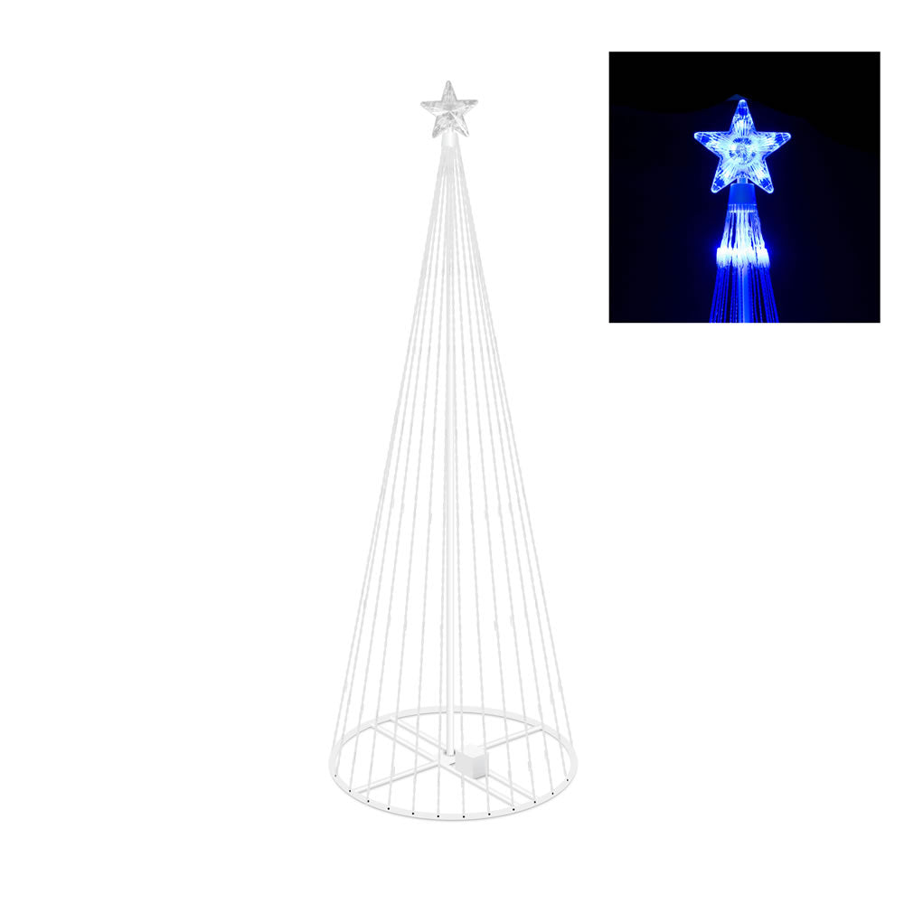 Vickerman 6 ft. x 28 in. LED 200 Blue Light Show Tree