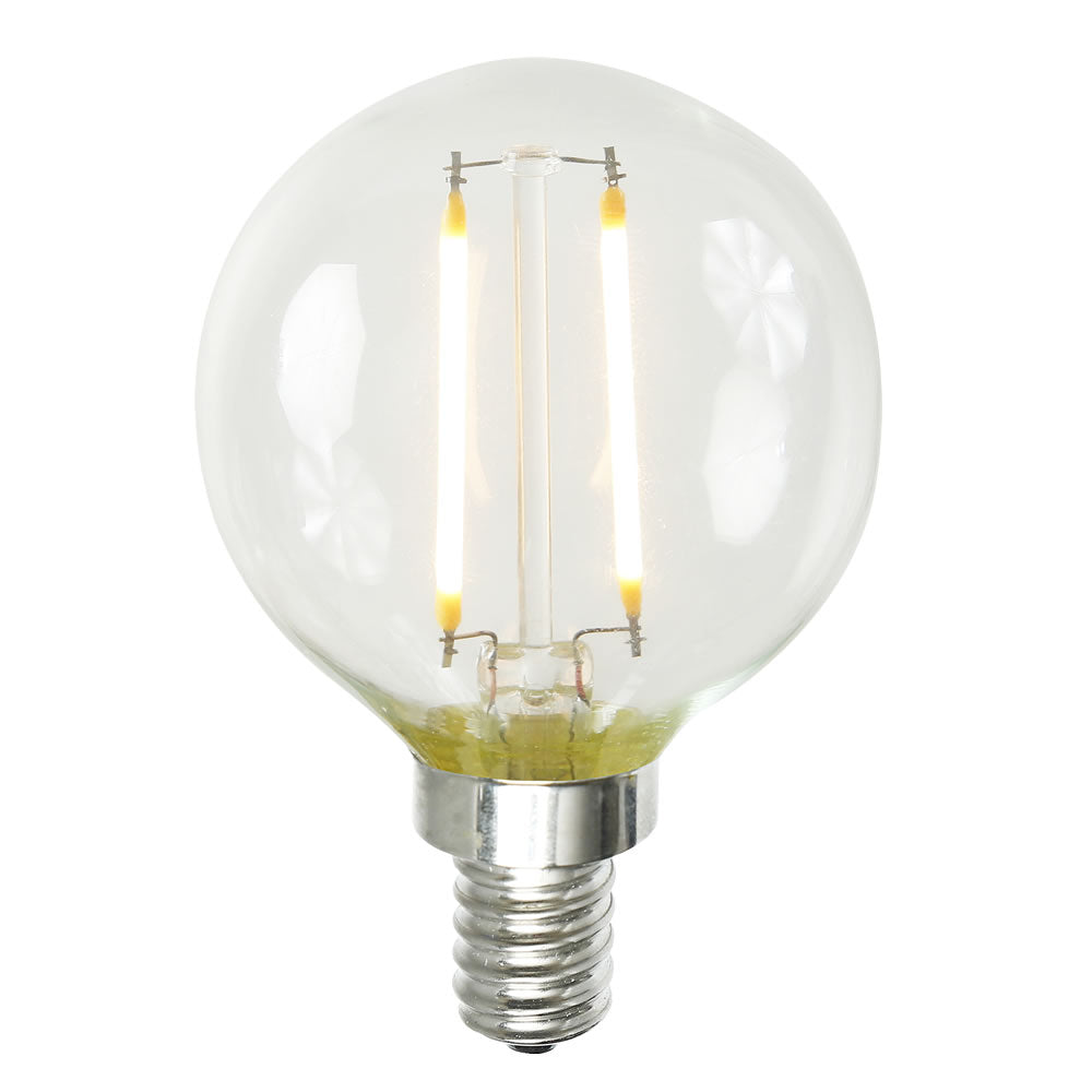 1.6W G16 (G50MM) LED Dimmable Warm White 2200K E12 base Bulb