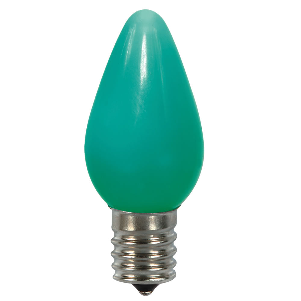 25PK - Vickerman C7 Ceramic LED Green Bulb 0.96W 130V