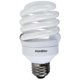 Sunlite 18w 120v Mini Twist E26 2700k Fluorescent Light Bulb
