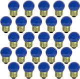 25Pk - SUNLITE 7.5w S11 120v Medium Base Blue Bulb