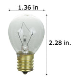 25Pk - SUNLITE 01608-SU 40w S11 120v Intermediate Base Clear Bulb - BulbAmerica