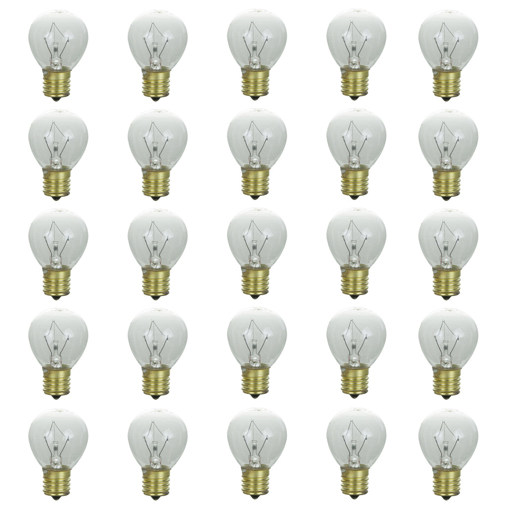 25Pk - SUNLITE 01608-SU 40w S11 120v Intermediate Base Clear Bulb