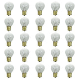 25Pk - SUNLITE 01608-SU 40w S11 120v Intermediate Base Clear Bulb