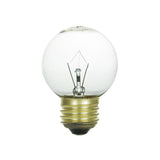 SUNLITE 40W 120V Globe G16 E26 Clear Incandescent Light Bulb