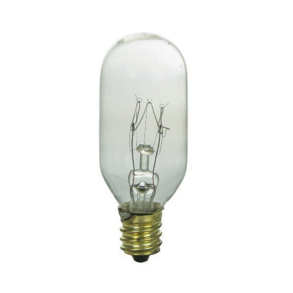 25Pk - SUNLITE 25w T8 120v Candelabra Base Clear Bulb