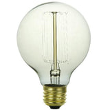 SUNLITE 60w 120v G25 Antique Vintage Style 2600K Smoke Incandescent Light Bulb