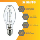 SUNLITE MP50/U/MED/PS 50w Pulse Start Protected Metal Halide ED17 bulb - BulbAmerica