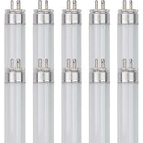 10PK - Sunlite 8w 12-in T5 Linear Fluorescent G5 Mini Bi Pin Base 6500K Bulb