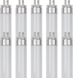 10Pk - SUNLITE F8T5/CW 8W 12in. Cool White Fluorescent Tube