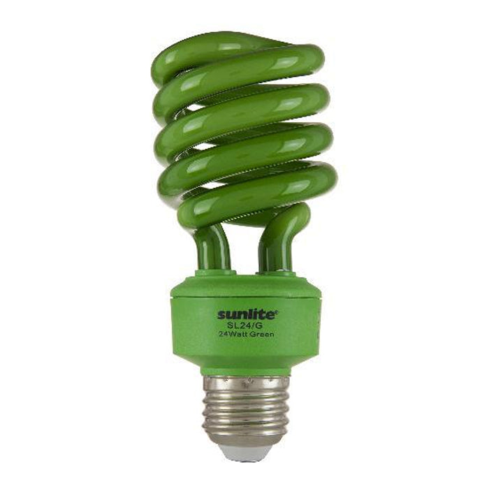 SUNLITE 24W Green Super Twist Compact Fluorescent Bulb