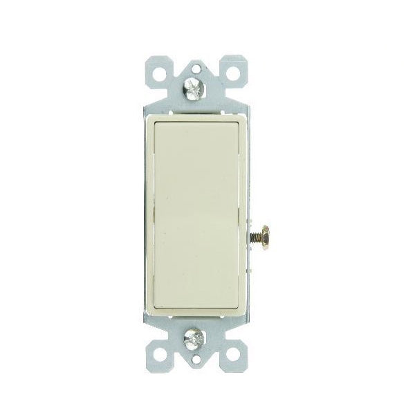 SUNLITE 3 Way IVORY GROUNDED ROCKER SWITCH E512 Carded