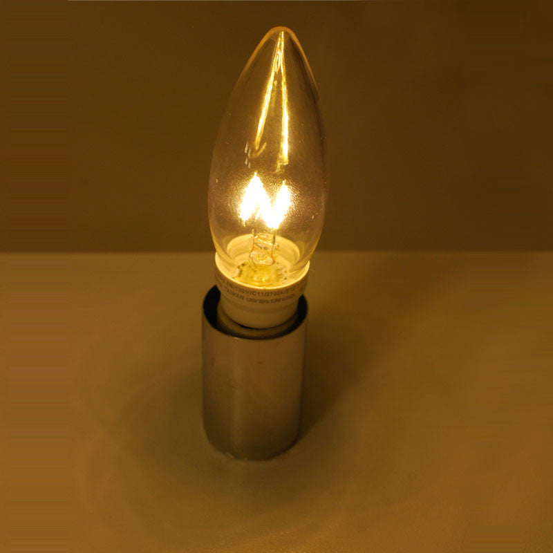 USHIO 0.6W 120V E12 Candle U-LED Chandelier LED Light Bulb – BulbAmerica