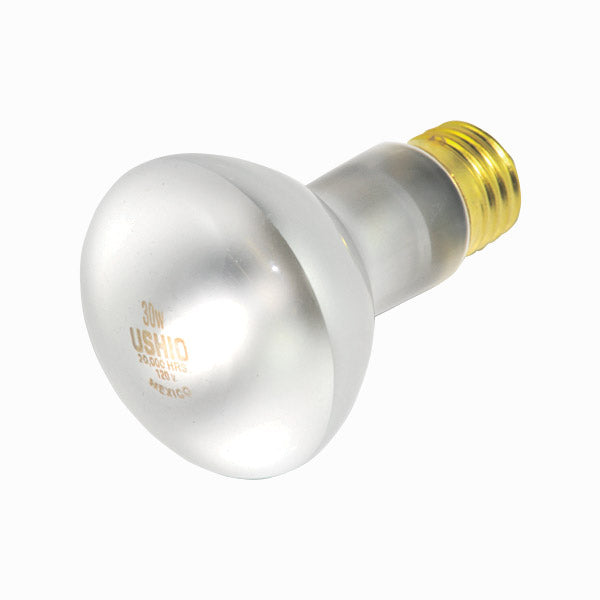 USHIO 30W 120V E26 R20 Frosted Incandescent  Light Bulb