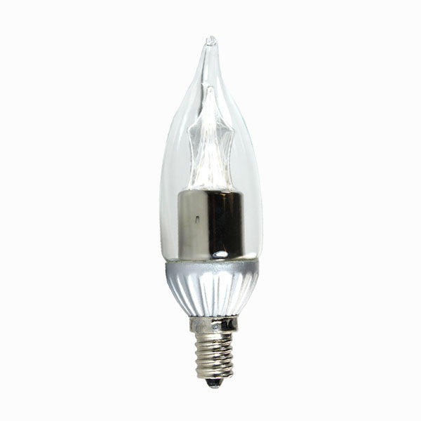 Ushio LED 3 Watt 2700K CA10 E12 Base Utopia Candle Light Bulb