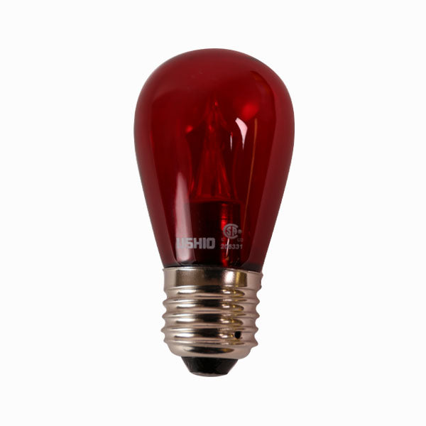 Ushio 2w 120V S14 Red Utopia LED Bulb lamp