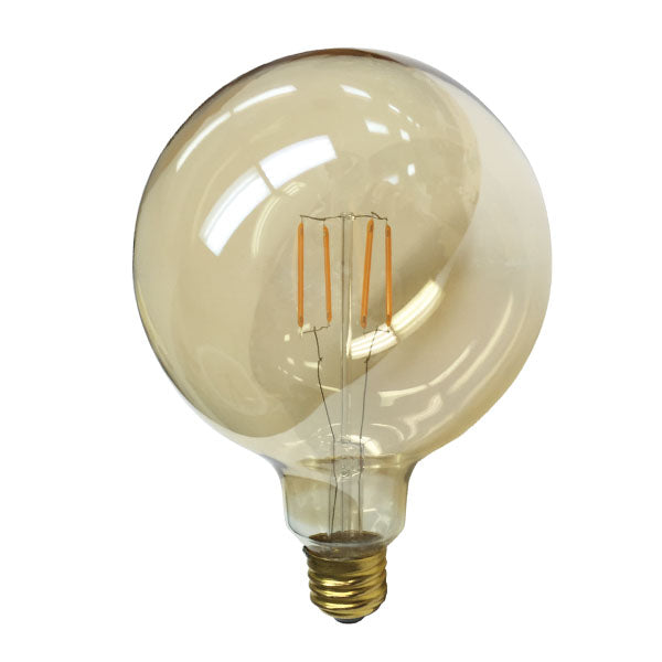 Antique Filament LED 3.5 Watt 120V G25 Globe 2200K Vintage Light Bulb