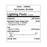 12Pk - Ushio 7w Uphoria PRO Gold LED PAR20 FL40 E26 Base 2700k Reflector Bulb - BulbAmerica