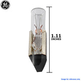 GE 12756 6PSB - 1W 6V TEL/6PSB Low Voltage Telephone Elevator Miniature Bulb_1