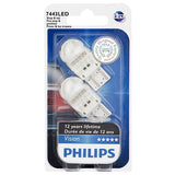 Philips 7443 LED Red Stop and Tail automotive light - 2 Bulbs