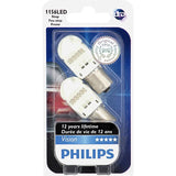 Philips  1156 Red LED P21W Stop and Tail automotive light - 2 Bulbs