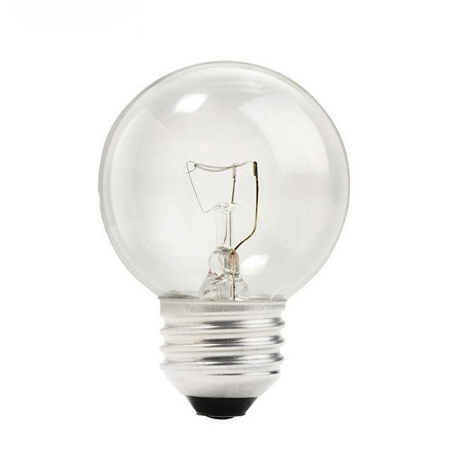 Philips 40w Globe G16.5 Clear DuraMax Decorative Incandescent lamp - 2 bulbs