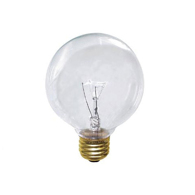Philips 60w 130v Globe G25 Clear Incandescent Light Bulb