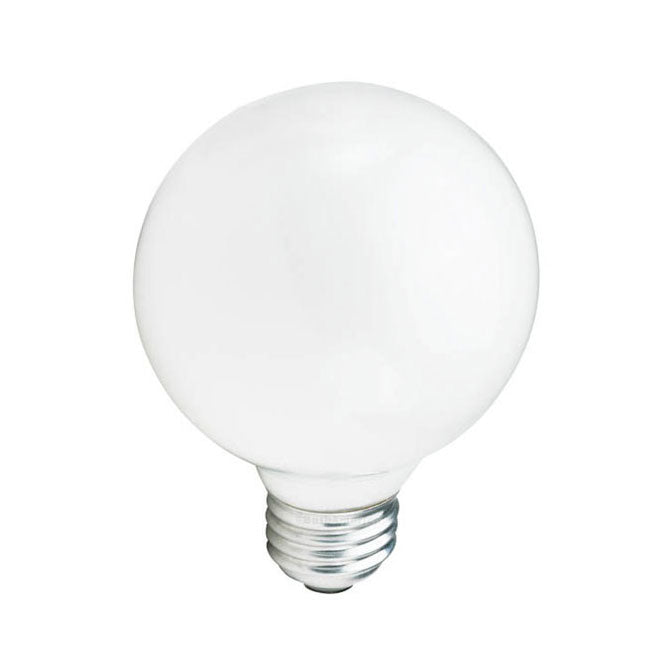 Philips 60w 130v Globe G25 E26 White Incandescent Light Bulbs