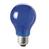 Philips 25w 120v A-Shape A19 E26 Transparent Blue Incandescent Light Bulb
