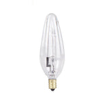 Philips 40w 120v F10.5 E12 Clear 2900k Halogen Decorative Light Bulb - 2 pack