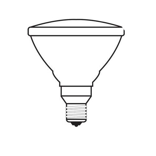 GE 120w 120v PAR38 Spot SP E26 120WM Incandescent Light Bulb