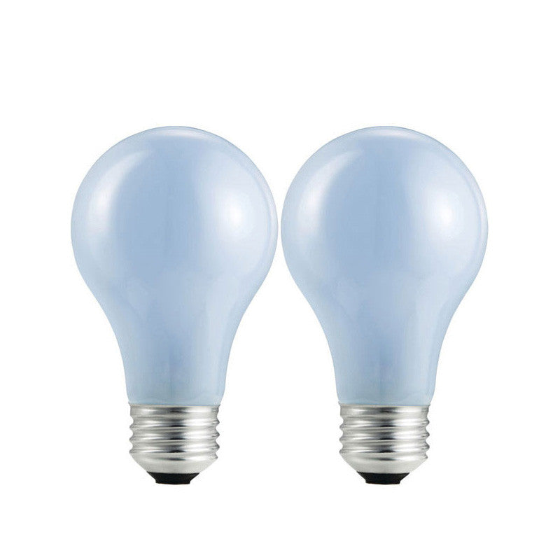 Philips 50w 120v A-Shape A19 Frost Silicone E26 Incandescent Lamp - 2 bulbs