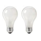 2Pk - Philips 60w 120v A-Shape A19 Frost Silicone Tough Skin Incandescent Bulb
