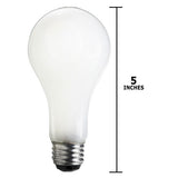 Philips 100w 120v A21 Frost Silicon Cover Incandescent - 2 Light Bulbs - BulbAmerica