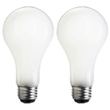 Philips 100w 120v A21 Frost Silicon Cover Incandescent - 2 Light Bulbs