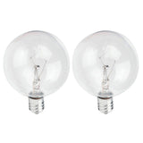 Philips 60w 120v G16.5 Clear E12 DuraMax Decorative Incandescent lamp - 2 bulbs