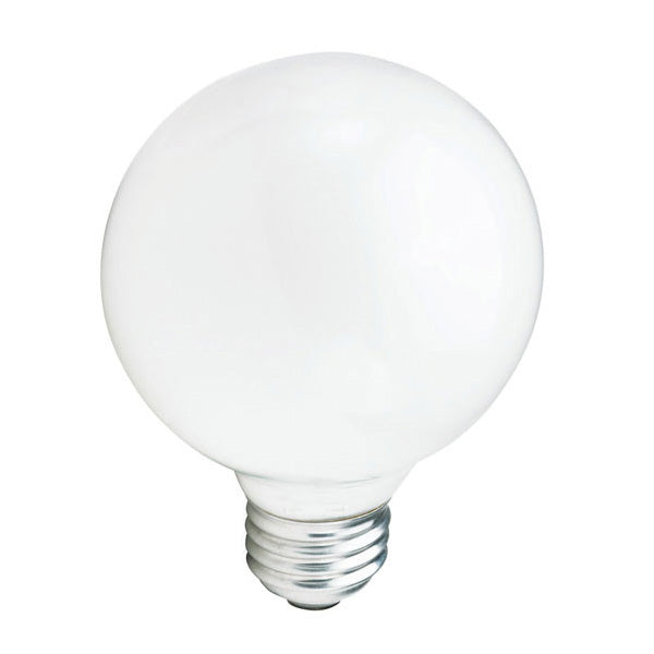 Philips 25w 120v Globe G25 White E26 DuraMax Decorative Incandescent Light Bulb