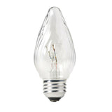 Philips 25w 120v F15 E26 Clear DuraMax Deco Flame Incandescent Light Bulb